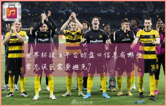 世界杯投注平台的盘口信息有哪些常见误区需要避免？